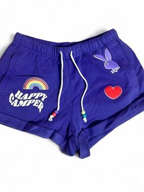 PLAYBOY Purple Graphic Shorts (NWOT)